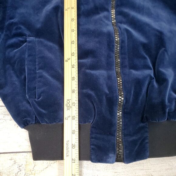 Rifat Ozbek Rare Runway Vintage 90s Y2K Velvet Bomber Boho Jacket Italy 42 US 8 - Picture 12 of 12